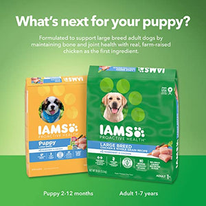 IAMS Smart Puppy Large Breed Dry Dog Food with Real Chicken, 30.6 lb. Bag