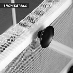 POPETPOP Fish Breeder Net - Fish Nursery for Aquarium- Hang on Breeder Box, Fish Breeding Net Fish Breeder Box Aquarium Separator for Hatchery（Large Size)