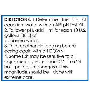 Aquarium Pharmaceuticals 30B pH Down Aquarium pH Adjuster, 16 oz., Model Number: 17163020301