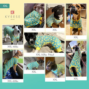 KYEESE Dog Pajama for Medium Dogs Yellow Duck Soft Material Stretchable Dog Pajamas Onesie Dog Apparel