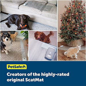 PetSafe ScatMat Indoor Training Mat, 7 Correction Modes, Protect Your Furniture, Training Tool for Dogs and Cats, Curved Size Mat (50 in X 12 in) - Pet Proof Around Areas - Battery-Operated Mat