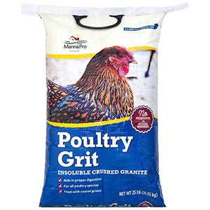 Manna Pro Chicken Supplies | Chicken Grit, Grit for Chicken Food | 25 Pounds