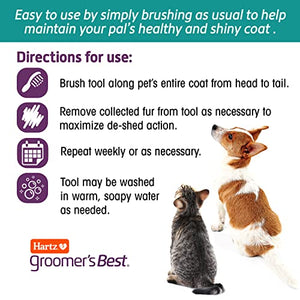 Hartz Groomer's Best Combo Dog Brush, Multi-Colored