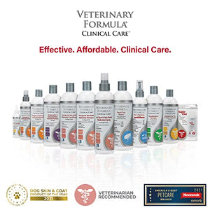 Veterinary Formula Clinical Care Hot Spot & Itch Relief Medicated Spray, 8oz – Easy to Use Spray for Dogs & Cats – Helps Alleviate Sensitive Skin, Scratching, and Licking of Coat