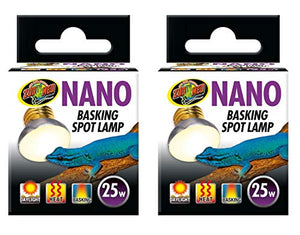 Zoo Med (2 Pack) Labs 25W Nano Basking Spot Lamp