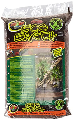 Zoo Med Eco Earth Loose Coconut Fiber Substrate, 8 Quarts