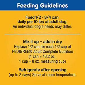 PEDIGREE CHOICE CUTS IN GRAVY Adult Canned Soft Wet Dog Food Variety Pack, with Beef and Country Stew, 13.2 oz. Cans (Pack of 12)