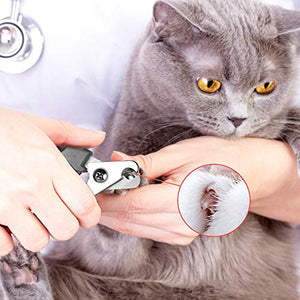 Dog Nail Clippers, Dog Nail Trimmer Large Breed with Quick Sensor,Safari Professional cat Nail Clipper with Safety Guard and Nail File (grizzly)