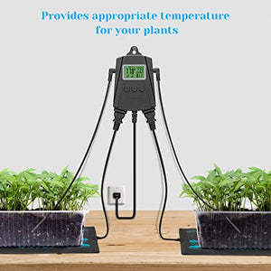 Inkbird WiFi Heat Mat Reptile Thermostat Controller Temperature Controller with 2 Probes and 2 Outlets, IPT-2CH Thermostat (Max 250W per Outlet).