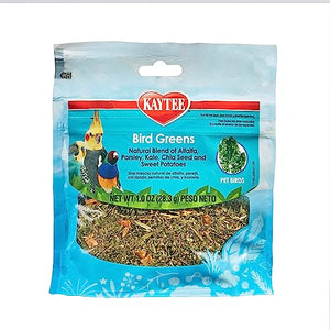 Kaytee Bird Greens Treat for All Pet Birds, 1 oz