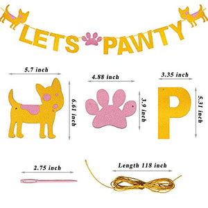 IDOLPET Dog Birthday Bandana Large Dog Birthday Hat Happy Birthday Dog Bone Toy Dog Party Set Pet Happy Birthday Party Suppliers Dog Birthday Accessories and Pet Decorations (Pink)…