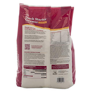 Manna Pro Duck Starter Grower | Duck Food, Duck Pellets, Chick Feed | 8 Pounds