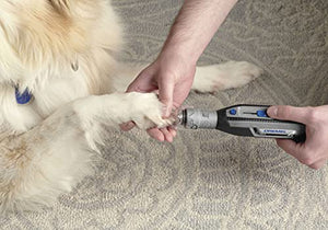 Dremel PawControl Dog Nail Grinder and Trimmer- Safe & Humane Pet Grooming Tool Kit- Cordless & Rechargeable Claw Grooming Kit for Dogs, Cats, and Small Animals 7760-PGK