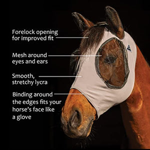 Professional's Choice Comfort Fit Fly Mask Charcoal Horse