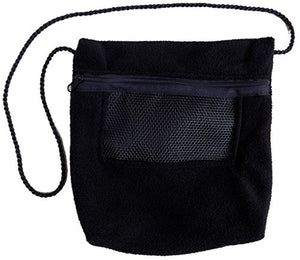 Bonding Carry Pouch for Sugar Gliders and Other Small Pets (Black)