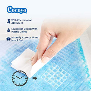 COCOYO Best Value 22"x22" Dog Training Pads 50 Count | Dog Pee Pads | Super Absorbent Puppy Pads,White