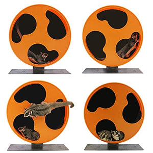 Silent Runner 12" Regular | Wheel + Cage Attachment | Sugar Gliders, Hamsters, Rats