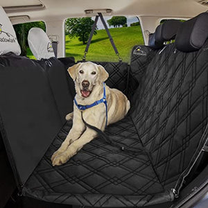 Meadowlark Dog Car Seat Cover, Heavy Duty Dog Seat Cover for Back Seat, Extra Padded Non-Slip Dog Hammock, Water-Resistant Back Seat Protector for Cars Trucks and SUVs (54" W x 58" L)