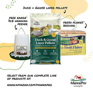 Manna Pro Duck Starter Grower | Duck Food, Duck Pellets, Chick Feed | 8 Pounds