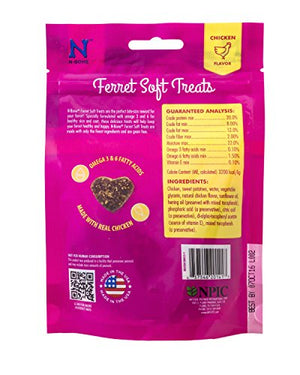 N-Bone 1 Pouch Ferret Soft Treats Chicken Flavor, 3 Oz