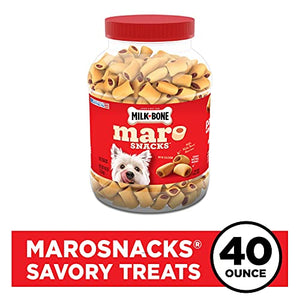 Milk-Bone MaroSnacks Dog Treats, Beef, 40 Ounce