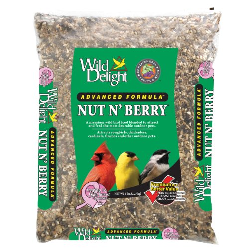 Wild Delight 366050 Nut N' Berry Bird Food, 5 lb, Multi