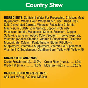 PEDIGREE CHOICE CUTS IN GRAVY Adult Canned Soft Wet Dog Food Variety Pack, with Beef and Country Stew, 13.2 oz. Cans (Pack of 12)