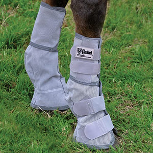 Cashel Crusader Leg Guard Fly Boots, Grey, Horse