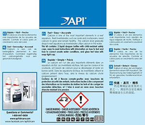 API CALCIUM TEST KIT Saltwater Aquarium Water 1-Count Test Kit, 69L (69L)