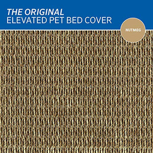 Coolaroo Replacement Cover, The Original Elevated Pet Bed by Coolaroo, Large, Nutmeg